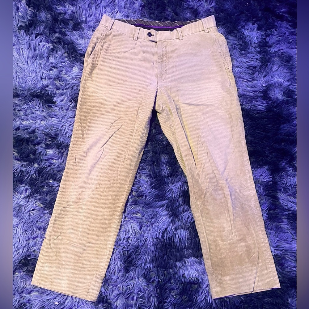 Vintage corduroy Hiltl (Narrow Whale) pants, they have a lot of use but fit well